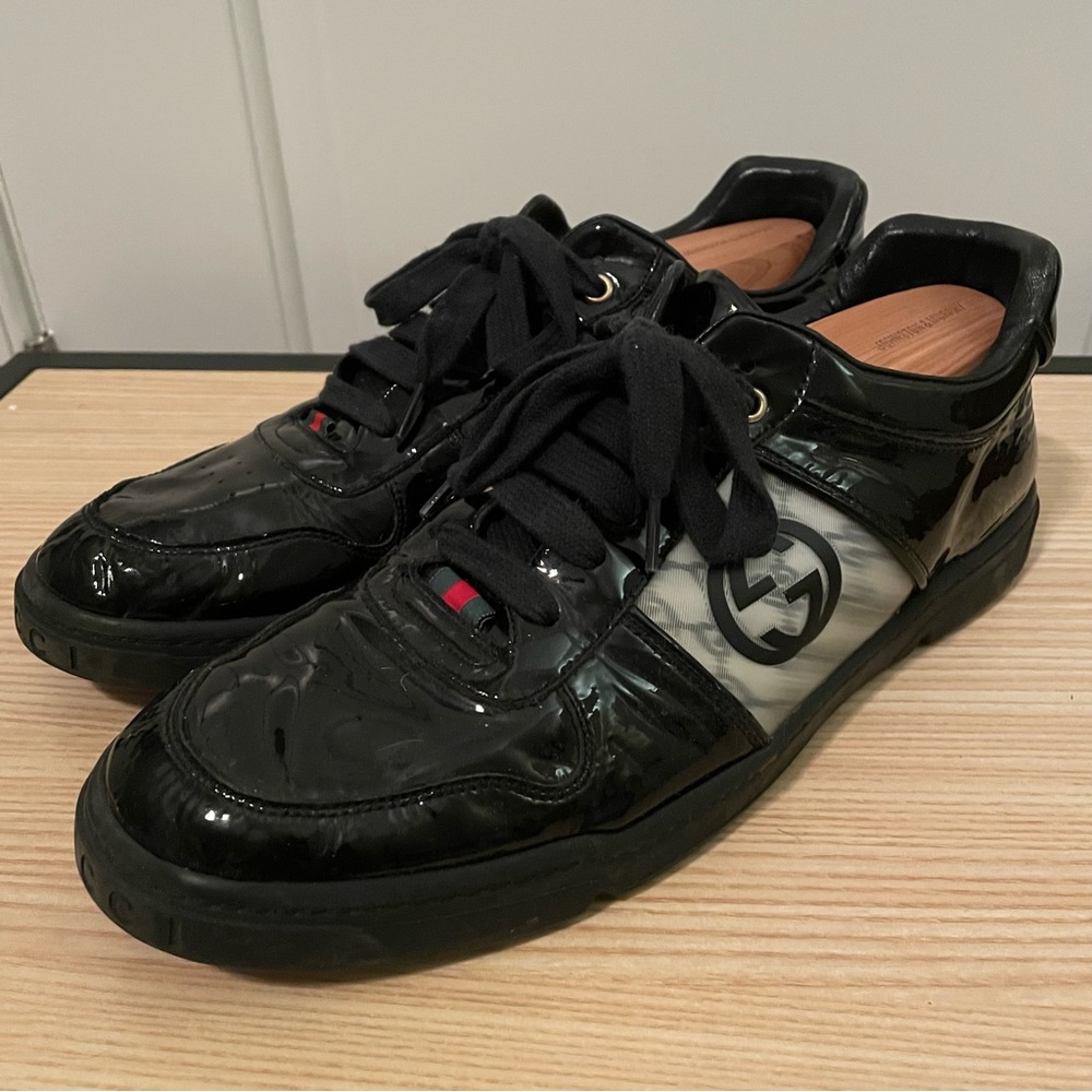 Gucci patent leather casual shoe men’s